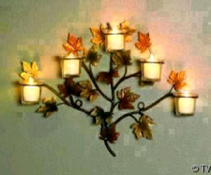 Maple Leaf Hanging Candle Holder Maple Leaf Hanging Candle Holder
