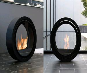 Modern Rolling Fireplace