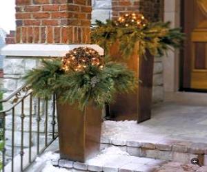 Steel Column Planter