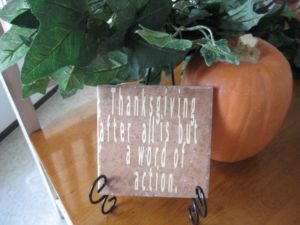 Thanksgiving Tile Decor
