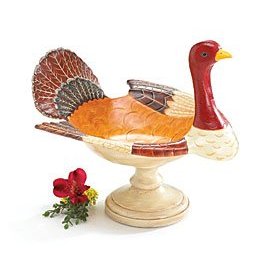 Thanksgiving Turkey Centerpiece Dish