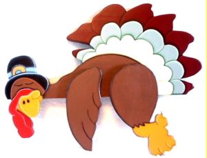 Thanksgiving Turkey Rail Pet