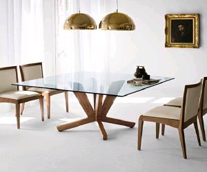 Italian Glass Dining Set