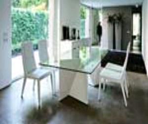 Duo White Dining Set