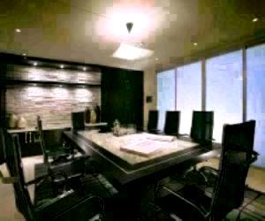 Large Leather Dining Set