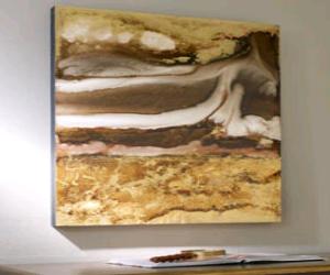 Turkish Coffee Abstract Painting