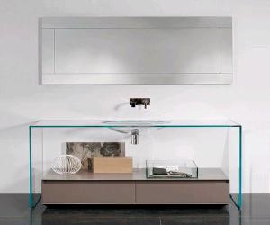 Brillante Glass Vanity