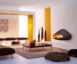 Compact Wood Burning Fireplace