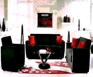 Elegant Black Sofa Set