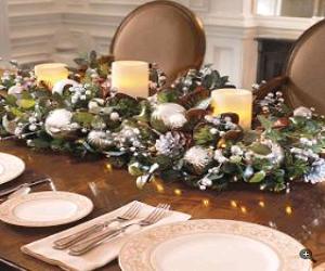 Holiday Sparkle Candle Centerpiece