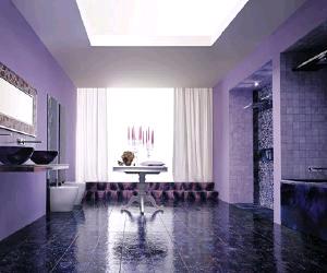Purple Bathroom