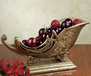 Santas Sleigh Table Centerpiece