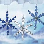 Snowflake Sun Catcher Ornaments
