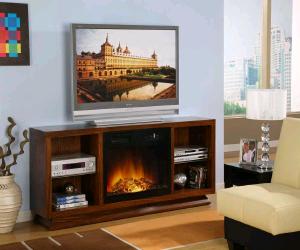 TV Stand with Electric Fireplace