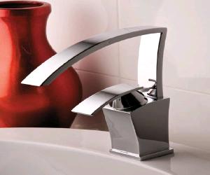 Curved Spout Faucet