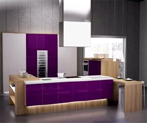 Spazzi Purple Kitchen