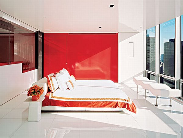 Red Modern Platform Bed Red Modern Platform Bed