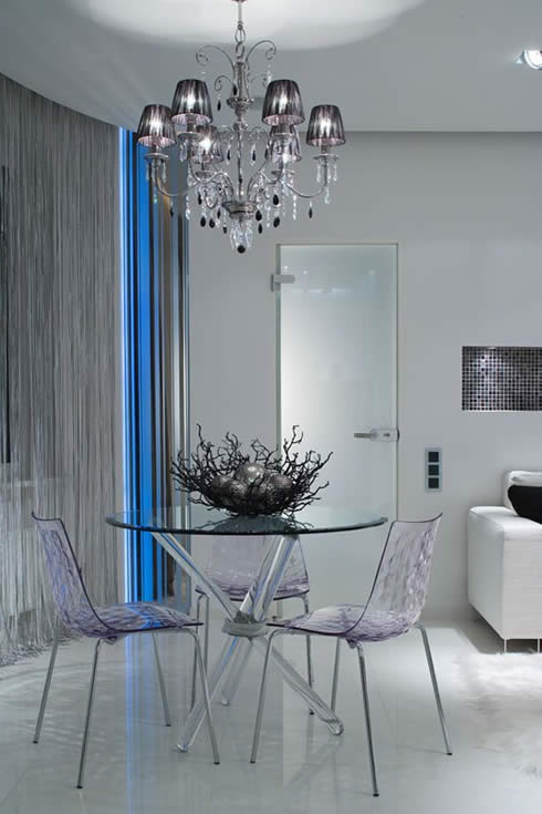 Modern Glass Dining Set