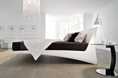 Cool White Italian Bed