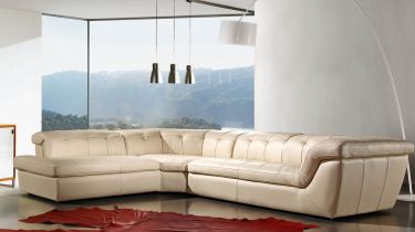 Italian Leather Sectional