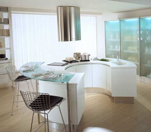 Modern Kitchen and White