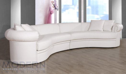 Modern Leather Sectional Sofa