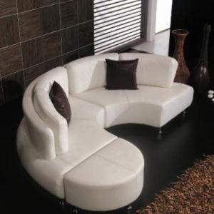Modern Leather Sectional Sofa