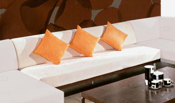 Modern Microfiber Armless Sofa