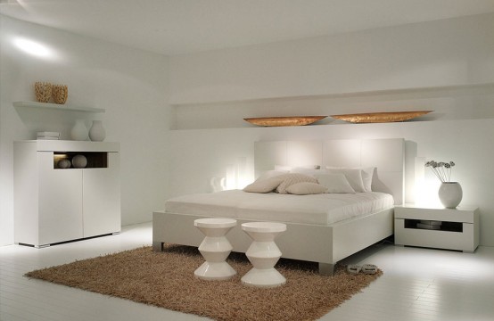 Modern White Bedroom