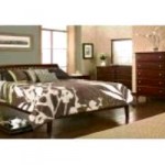 Newport Cordovan Platform Bed Set