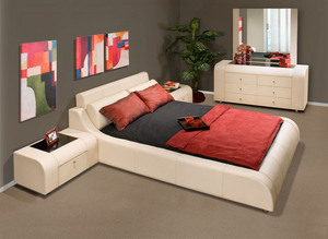 Prima Leather bedroom Set Prima Leather bedroom Set