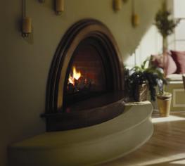 Stylish Gas Fireplace