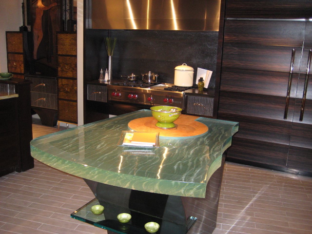 Thick Slab - Glass Countertop