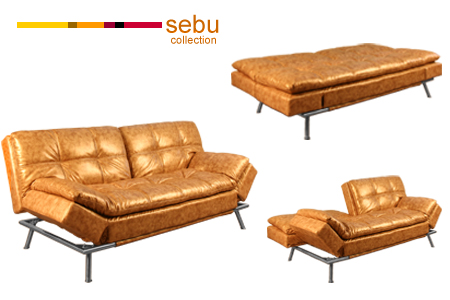 Upholstered Futon Sofa