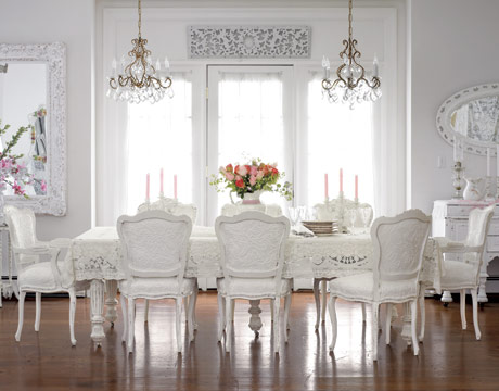 White Dining Room