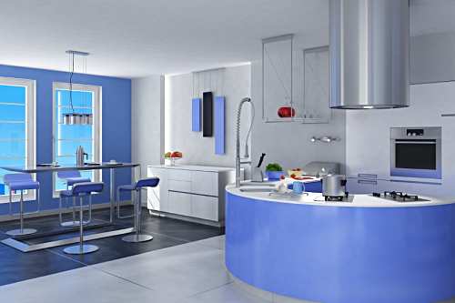 Blue Modern Kitchen Design Blue Modern Kitchen Design