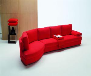 Red Sectional Sofa