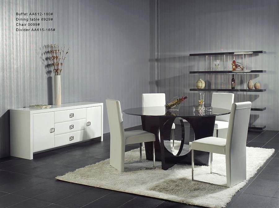 Armani Xavira Round Glass Dining Table