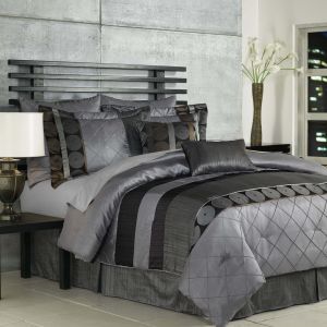 Metro Pewter Comforter Set