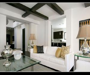 Minimalist Interior Design in White and Black