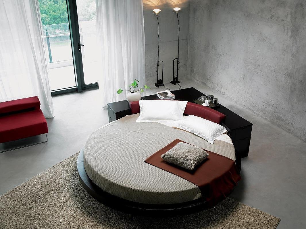plato round bed with mattress