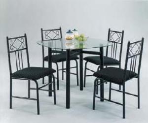 Black Finish Table Set