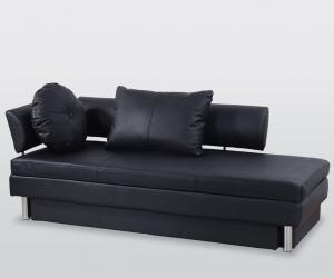 Leatherette Sofa with Storage