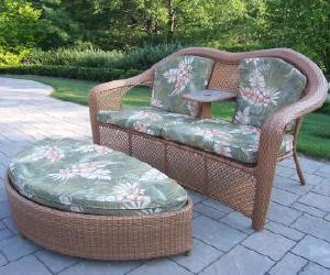 Loveseat Ottoman Set