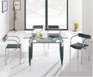 Modern Glass Top Kitchen Table