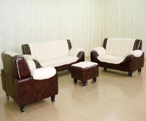 Modern Sofa Loveseat Chair Ottoman Set