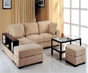 Telus Sectional Sofa with Bookcase