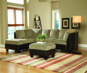 Two  tone Sectional Sofa Set