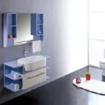 White and Blue Vanity Set White and Blue Vanity Set