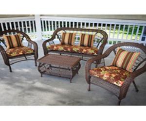 Wicker Casual Patio Set